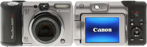  Canon PowerShot A650 IS  Imaging Resource