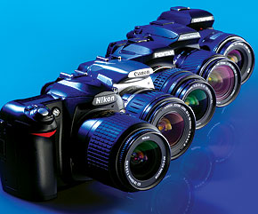    - Canon 350D,  Olympus Evolt E-500, Nikon D50, Konica Minolta Dynax/Maxxum 5D, Pentax *ist DS2  