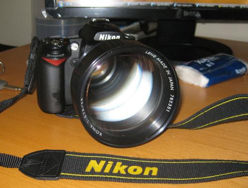 Объектив Kowa 65mm f/0.75 X-Ray на Nikon D90